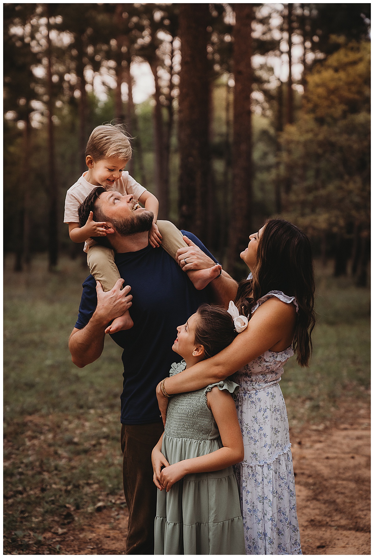 Family smile together by Maria Grace Photos