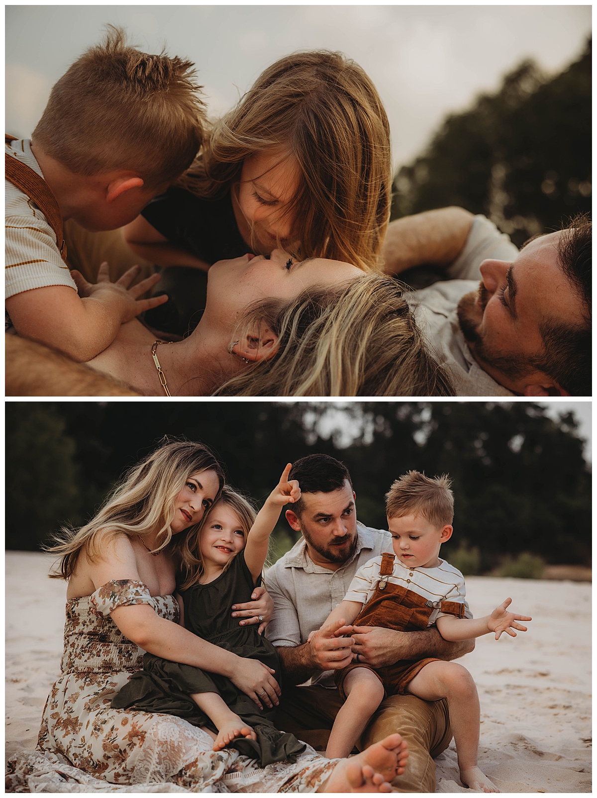 Family lay together and play together by Maria Grace Photos